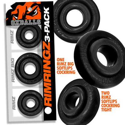 RimringzMulti Size 3 Pack- Black