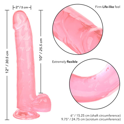 Size Queen 10 inch/25.5 Cm - Pink