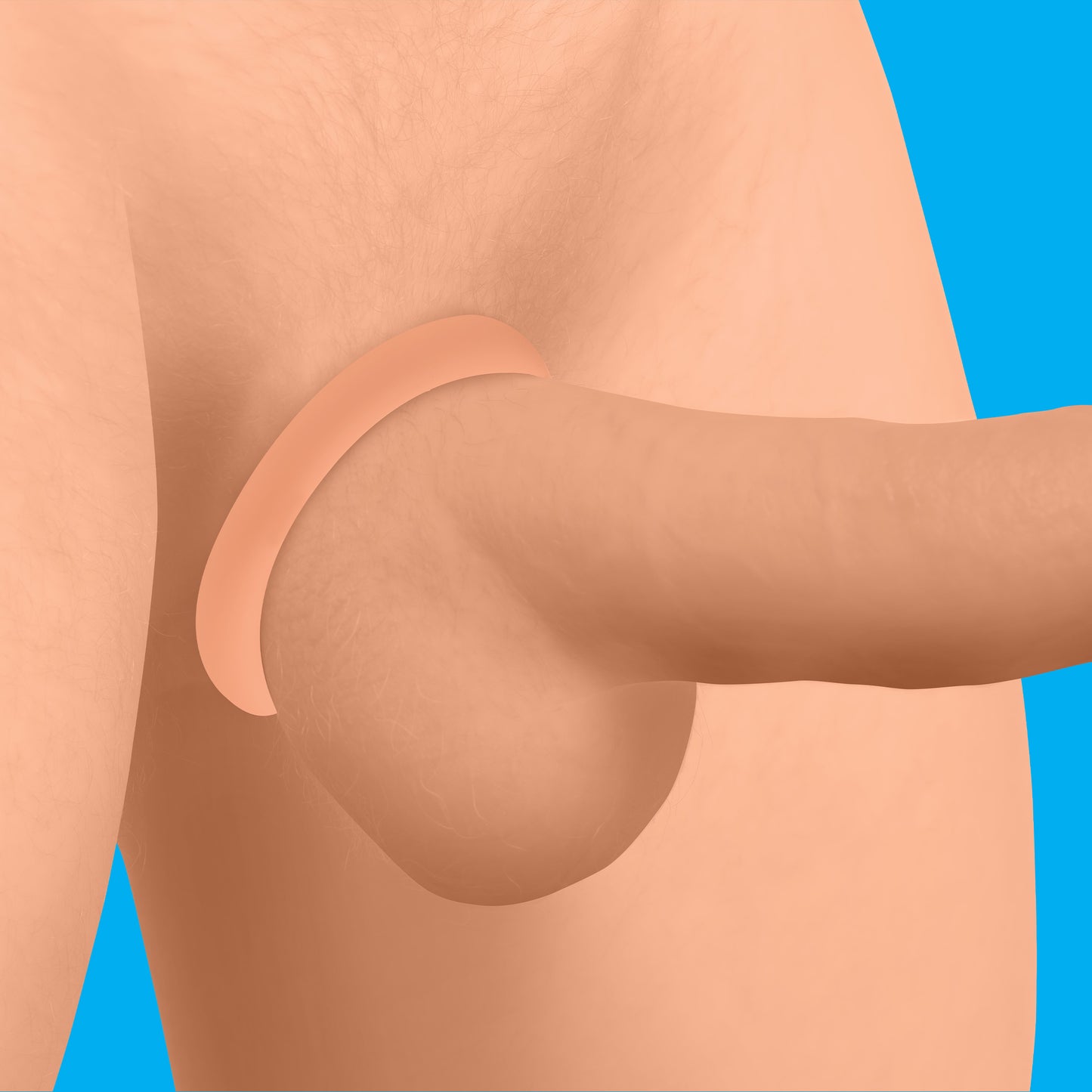 Jock Silicone Cock Ring Set in - Medium