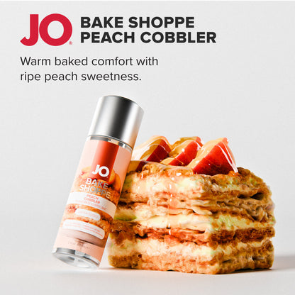 JO Bake Shoppe Water Based Flavored Lubricant - Peach Cobbler 2oz