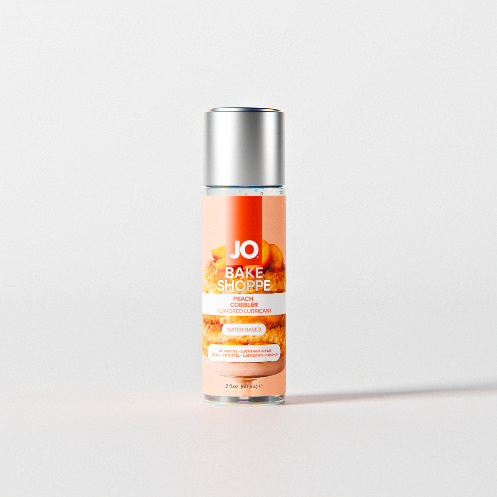 JO Bake Shoppe Water Based Flavored Lubricant - Peach Cobbler 2oz