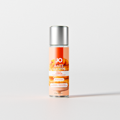 JO Bake Shoppe Water Based Flavored Lubricant - Peach Cobbler 2oz