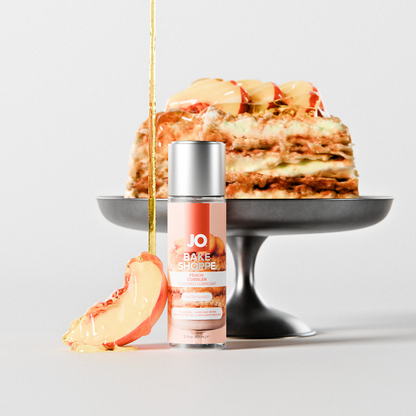 JO Bake Shoppe Water Based Flavored Lubricant - Peach Cobbler 2oz