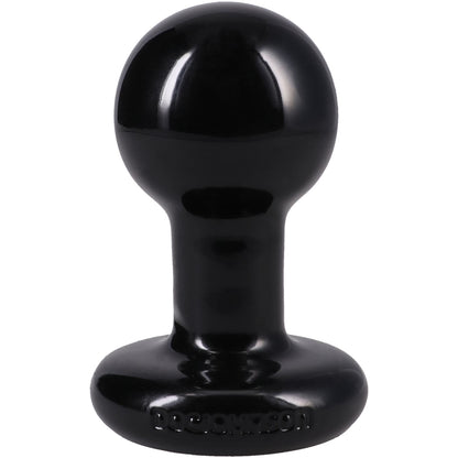 Round Butt Plug Small - Black