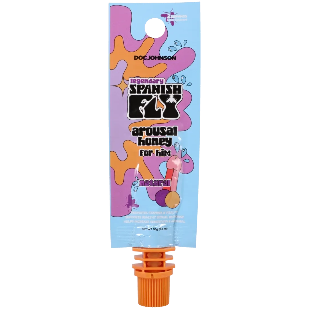Spanish Fly Arousal Honey for Him 12 Pack Display Natural Honey