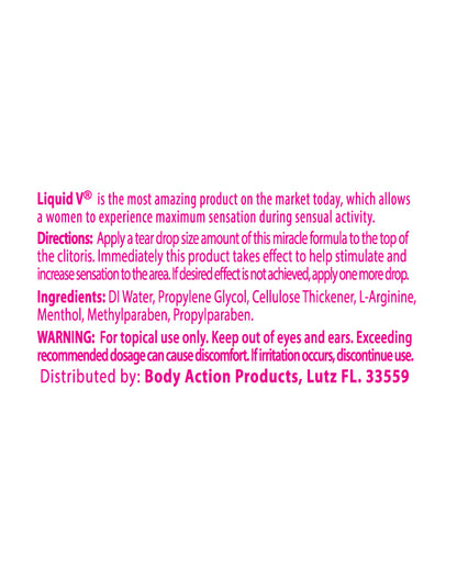 Liquid v for Women 1/3 Oz - Bulk