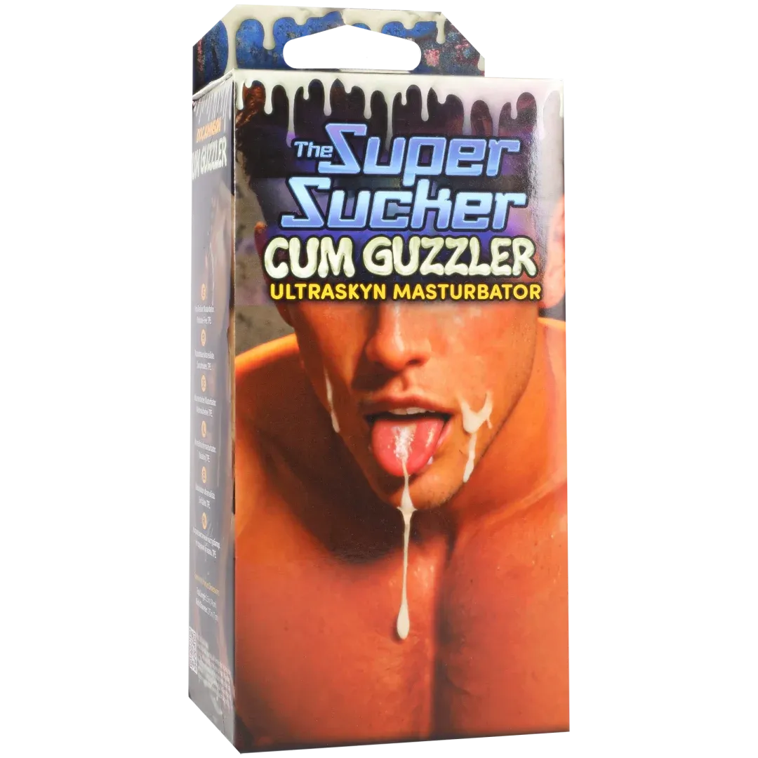 The Super Sucker - Cum Guzzler - Male Mouth Ultraskyn Masturbator Vanilla