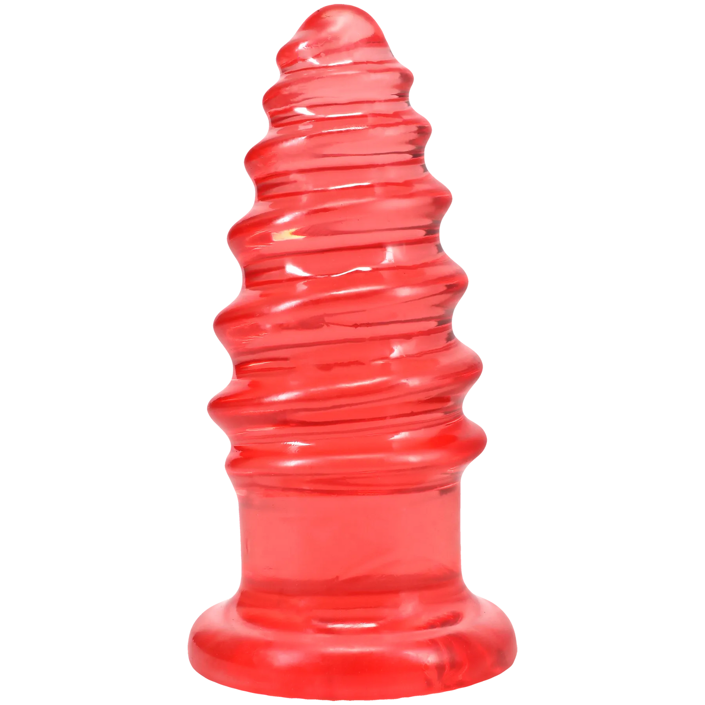 Crystal Jellies - Anal Twist - 7 Inch Pink