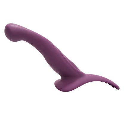 ME2 Vibrating Silicone Strap-On Ready Probe - Purple