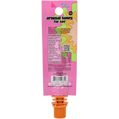 Spanish Fly Arousal Honey for Her 12 Pack Display Strawberry