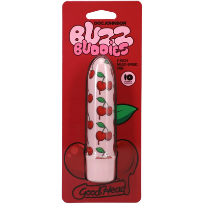 Goodhead - Buzz Buddies - 5 Inch Muti-Speed Vibe Cherries