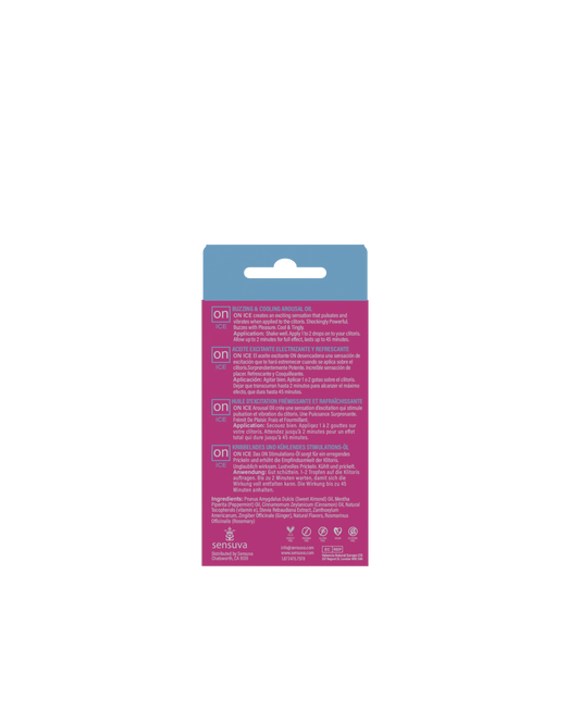 On Ice Buzzing and Cooling Arousal Oil 5ml