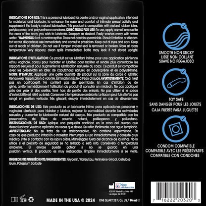 Wet Original Water Based Lubricant 32 Oz