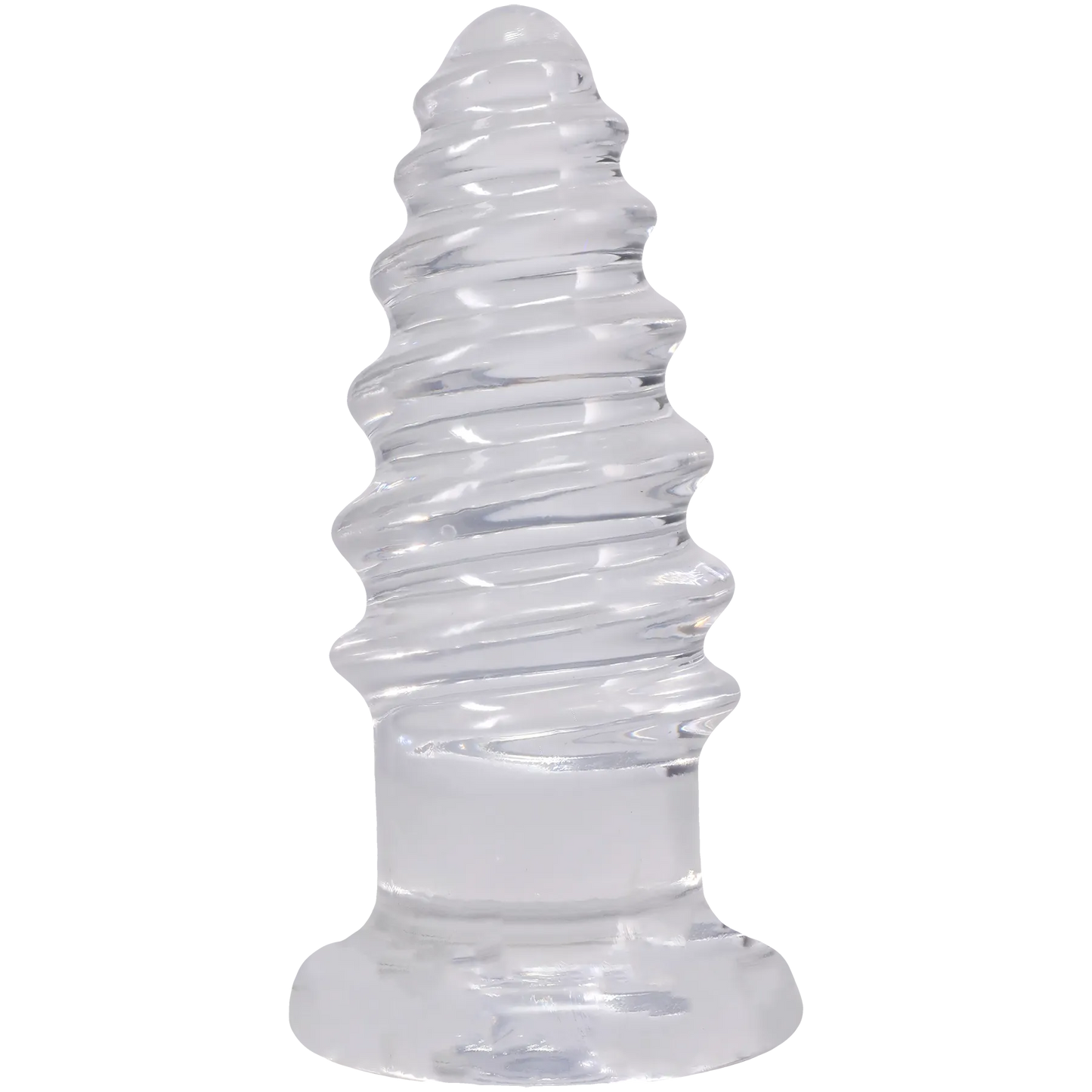 Crystal Jellies - Anal Twist - 7 Inch Clear