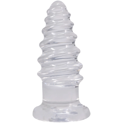 Crystal Jellies - Anal Twist - 7 Inch Clear