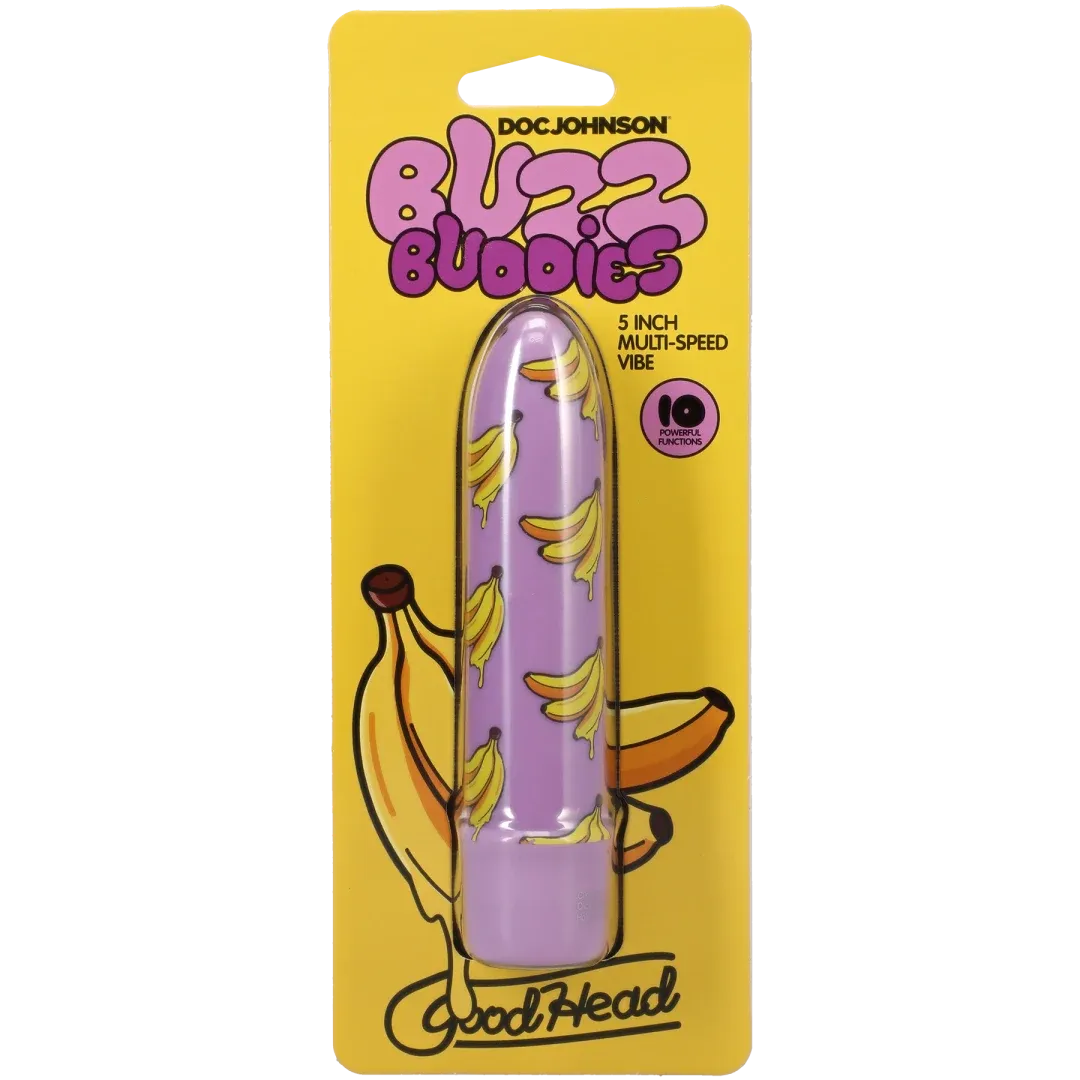 Goodhead - Buzz Buddies - 5 Inch Muti-Speed Vibe Bananas