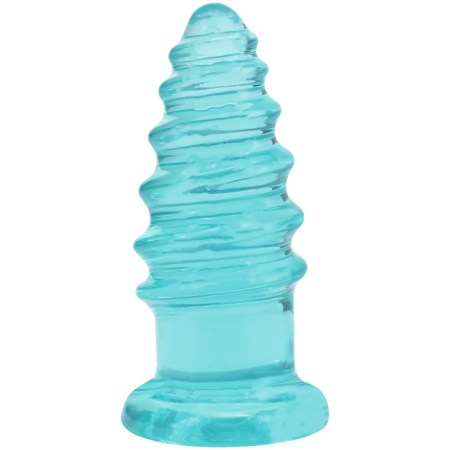 Crystal Jellies - Anal Twist - 7 Inch Teal