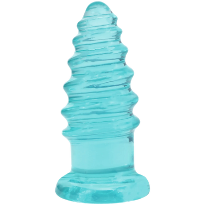 Crystal Jellies - Anal Twist - 7 Inch Teal