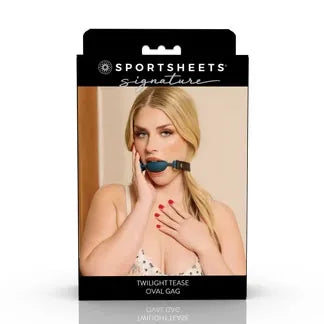 Signature Twilight Tease Oval Gag Blue