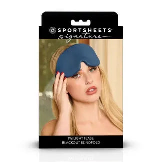 Signature Twilight Tease Blackout Blindfold Blue