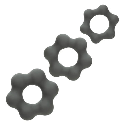 Alpha Liquid Silicone 3 Ring Endurance Set Grey