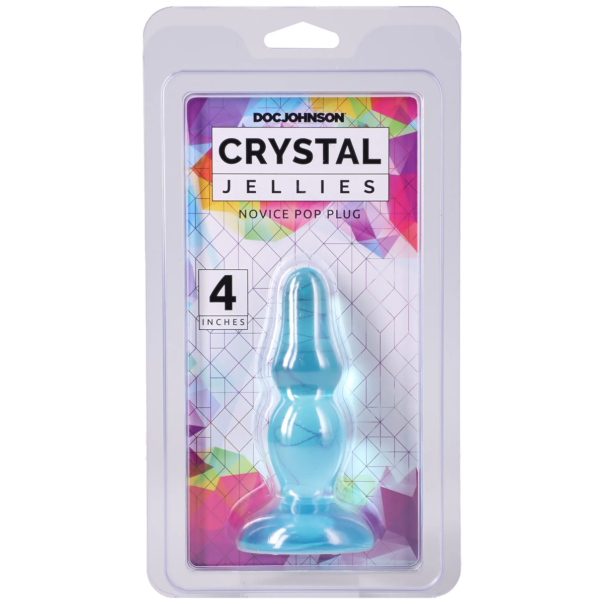 Crystal Jellies - Novice Pop Plug - 4 Inch Clear