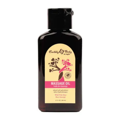 Hemp Seed at Night Massage Oil Aphrodisiac Collection Wild Pink Rose 2oz 60ml