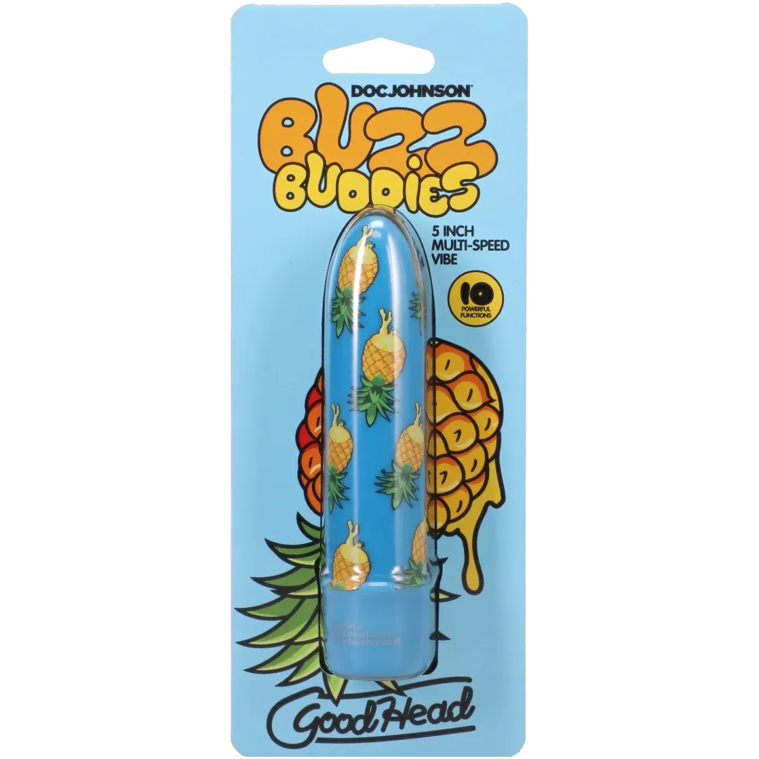Goodhead - Buzz Buddies - 5 Inch Muti-Speed Vibe Pineapple