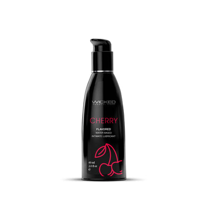 Aqua Cherry Flavored Water Based Intimate Lubricant - 2 Fl. Oz.
