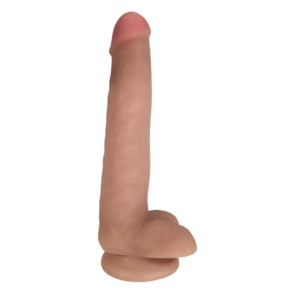 Easy Riders 8 Inch Slim Dong With Balls -  Vanilla