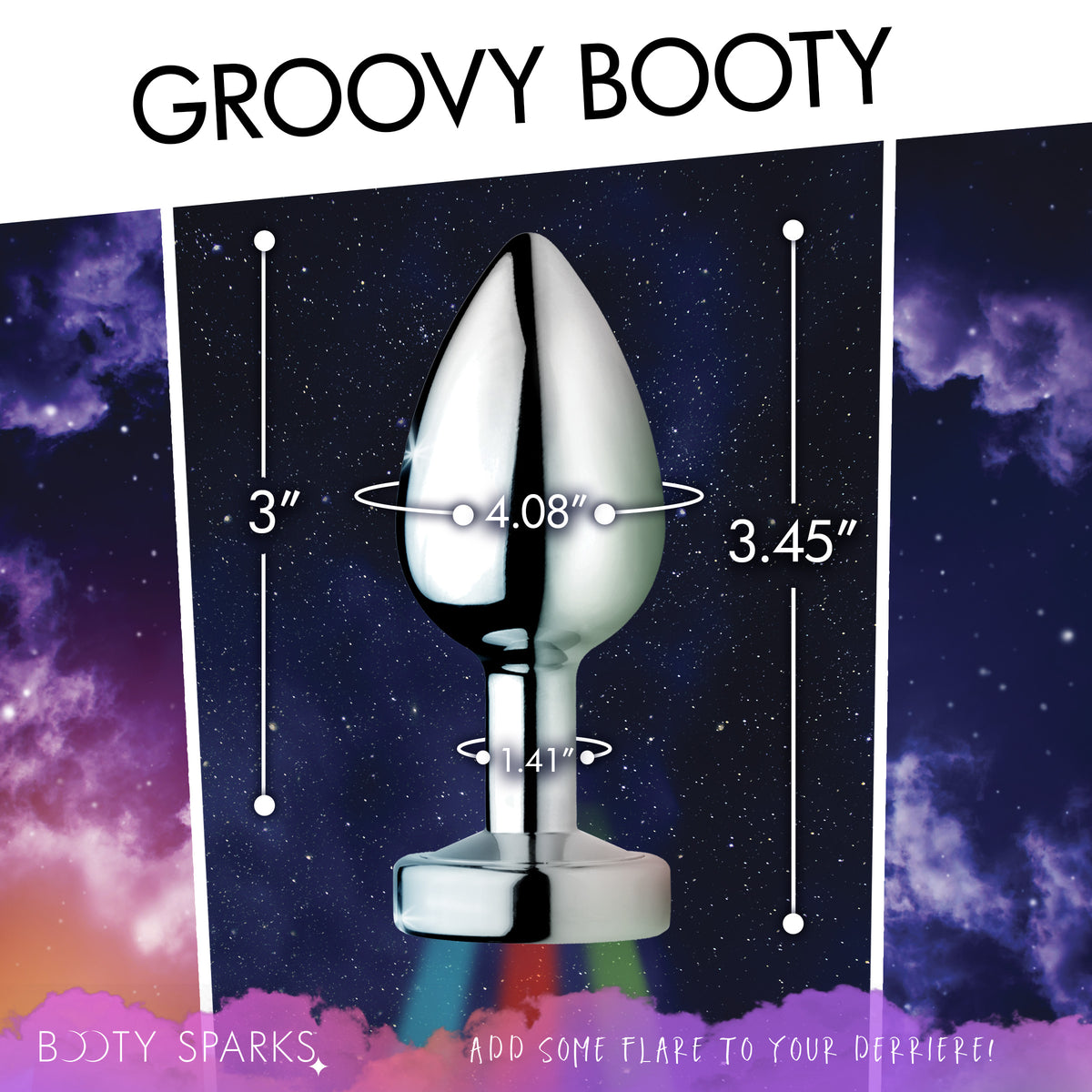 Light Up Anal Plug - Medium