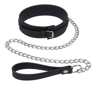 Signature Midnight Muse Collar & Leash Black