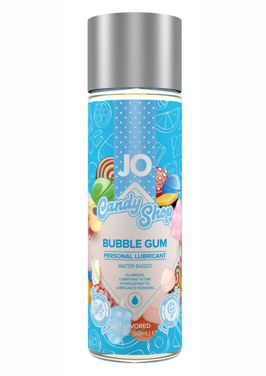 JO H2O Candy Shop Water Based Flavored Lubricant Bubble Gum 2oz