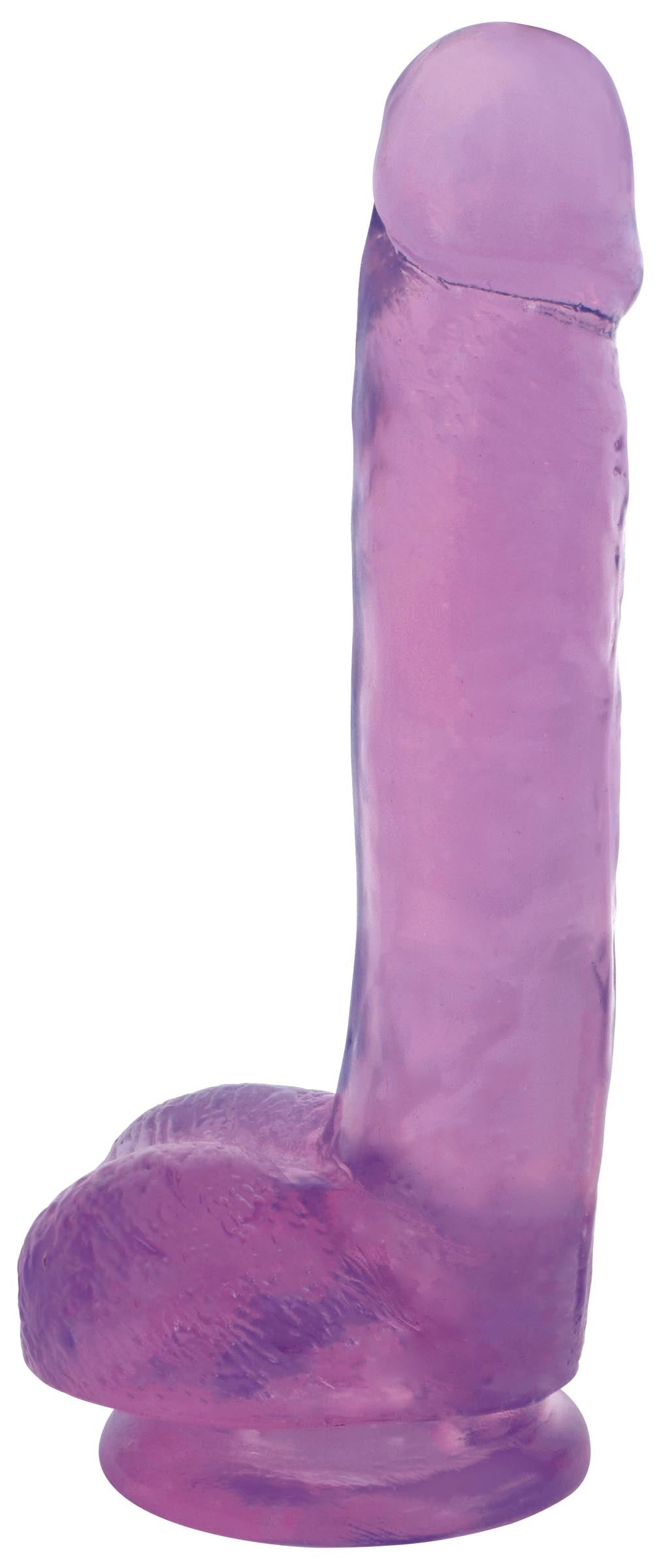 Lollicock 7 Inch Slim Stick With Balls - Grape Ice