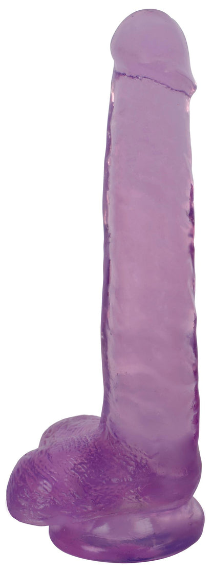Lollicock - 8 Inch Slim Stick With Balls - Grape Ice