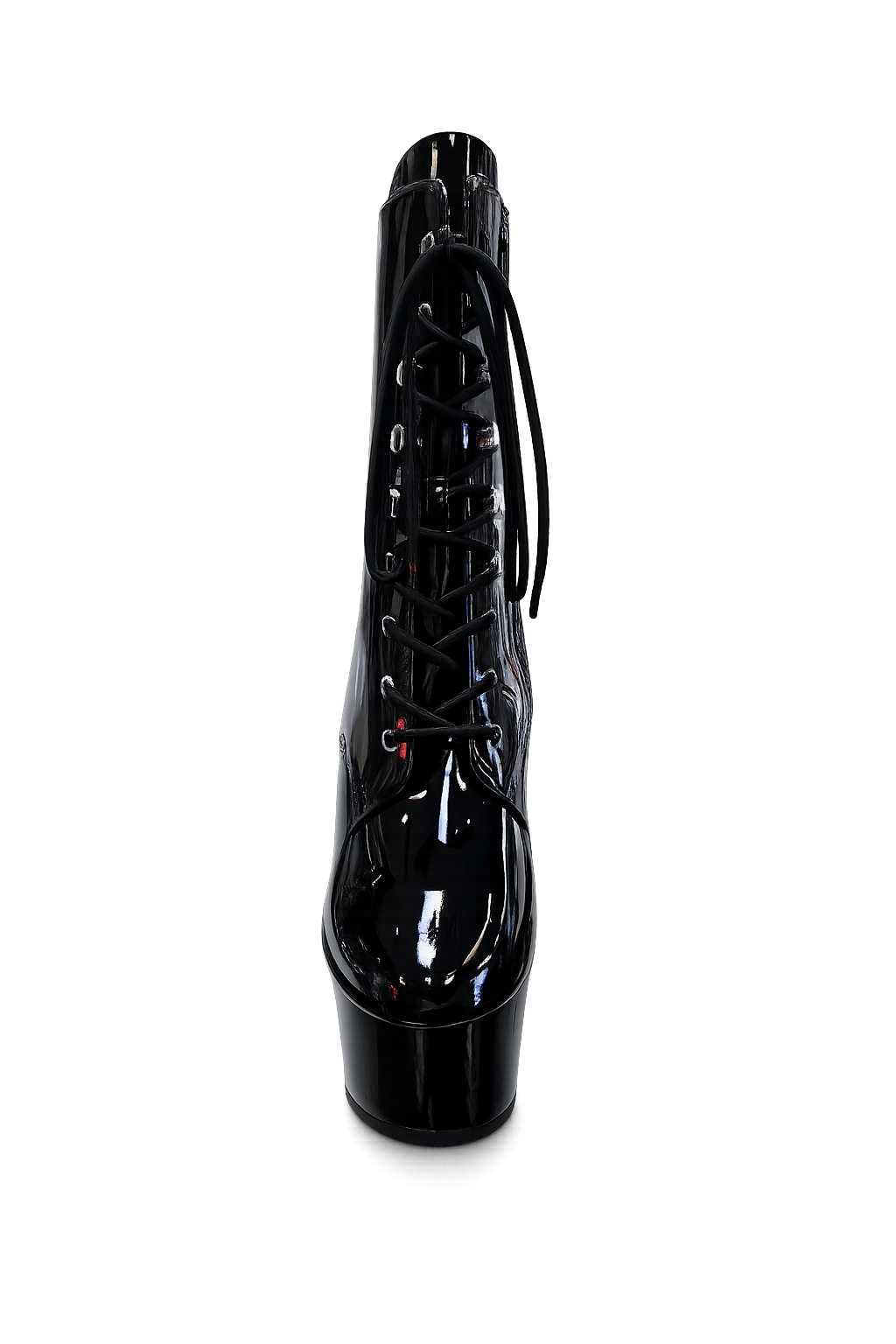 6" Platform Black Boot
