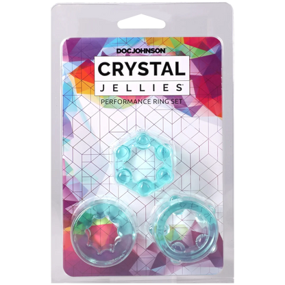 Crystal Jellies - Performance Ring Set Teal