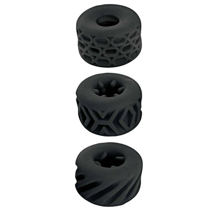Super Stretchy Stroker Rings Black
