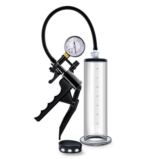 Performance - Vx8 Premium Penis Pump System With Silicone Cock Strap - Clear
