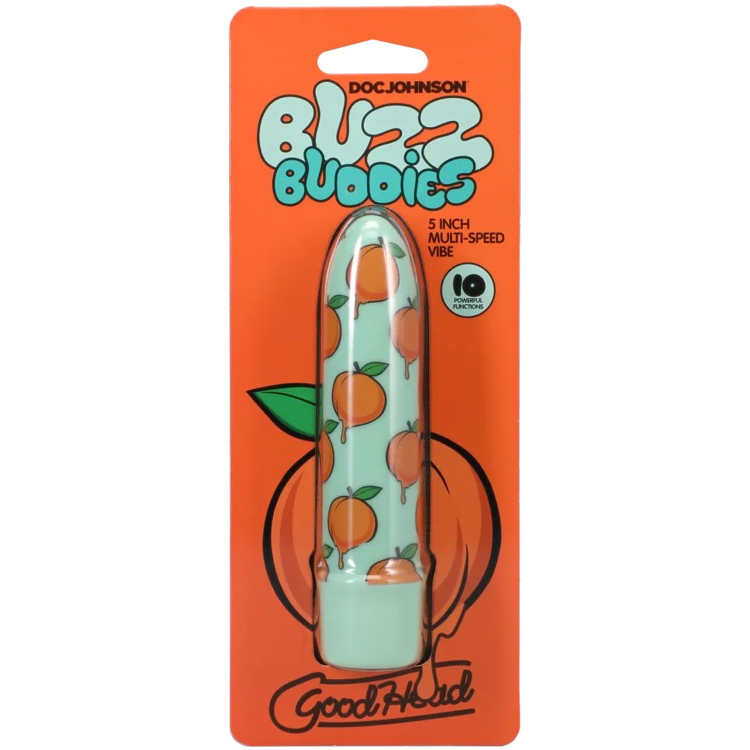 Goodhead - Buzz Buddies - 5 Inch Muti-Speed Vibe Peaches
