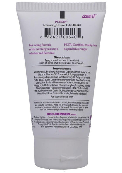 Plump Enhancement Cream for Men - 2 Oz. - Boxed
