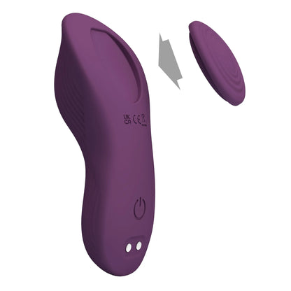 Pretty Love Mane Magnetic App-Controlled Panty Vibe - Purple