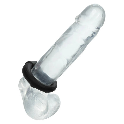 Alpha Liquid Silicone Beaded Optimum Ring Black