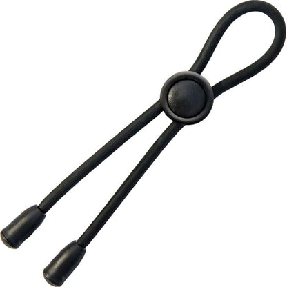 Mack Tuff Adjustable Silicone Cock Tie - Black
