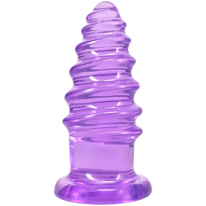 Crystal Jellies - Anal Twist - 7 Inch Purple