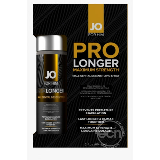 JO For Him Pro Longer Maximum Strength Desensitizing Spray 2oz