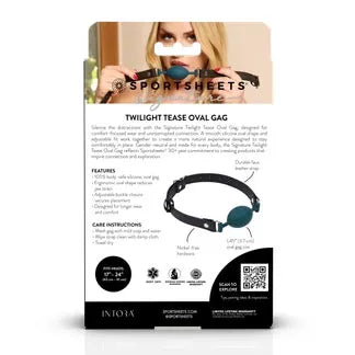 Signature Twilight Tease Oval Gag Blue