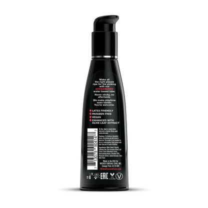 Aqua Strawberry Flavored Water Based Intimate Lubricant - 4 Fl. Oz.