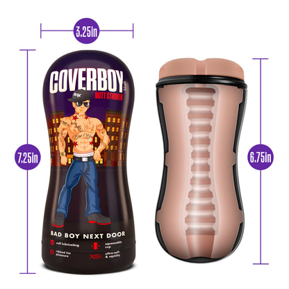 Coverboy - Bad Boy Next Door - Self Lubricating Stroker - Beige