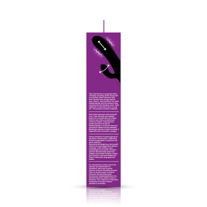 Hypnotic Clit Teaser and Thrusting Rabbit - Black